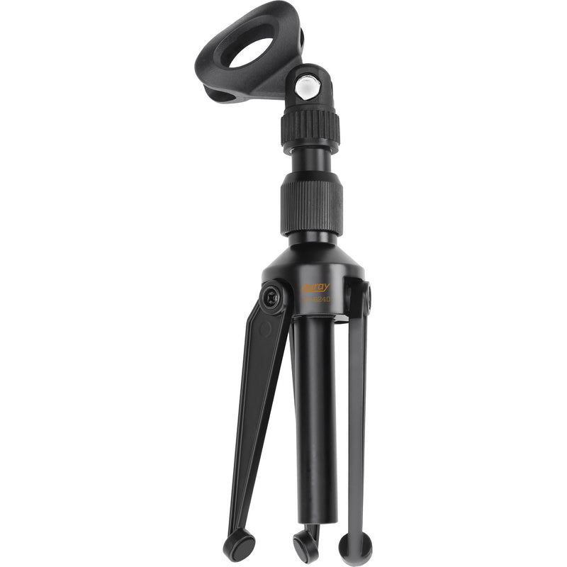 Auray TT-6240 Compact Tripod Tabletop Microphone Stand (Black)