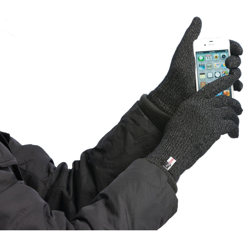 Agloves Sport Touchscreen Gloves (Small/Medium,Black)