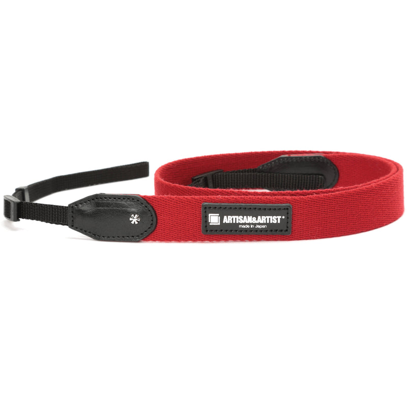 Artisan & Artist ACAM-110 Slim Tape Camera Strap (Red)