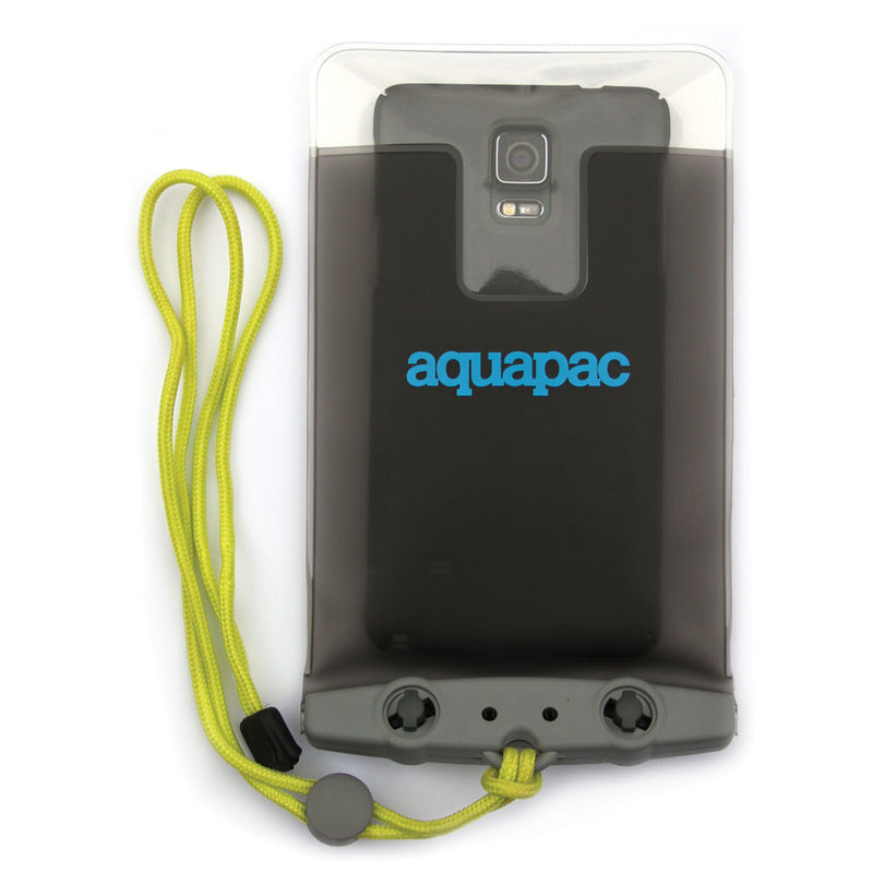 Aquapac Waterproof Case for iPhone 6 Plus/6s Plus (Cool Gray with Acid Green Lanyard)