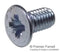 DURATOOL M525 KRSTMCZ100- Machine Screw, M5, Steel, 25 mm, Bright Zinc, Flat / Countersunk Head Pozidriv