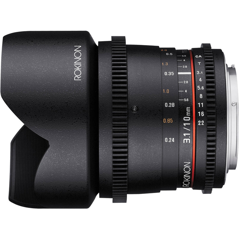 Rokinon 10mm T3.1 Cine DS Lens with MFT Mount for APS-C