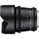 Rokinon 10mm T3.1 Cine DS Lens with Canon EF Mount for APS-C