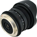 Rokinon 8mm T3.8 Cine UMC Fisheye CS II Lens for Canon EF Mount