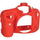 easyCover Silicone Protection Cover for Canon EOS 1Dx, 1Dx Mark II, Mark III (Red)