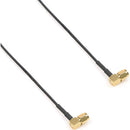Remote Audio 50 Ohm Antenna Cables SMA Right Angle to SMA Right Angle (Pair, 2')