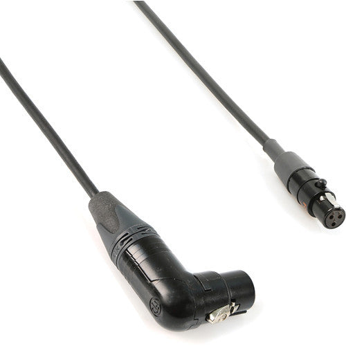 Remote Audio Balanced Adapter Cable XLR3F Right Angle to TA3F (18")