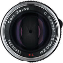 Zeiss Normal 50mm f/1.5 C Sonnar T* ZM Manual Focus Lens for Zeiss Ikon and Leica M Mount Rangefinder Cameras - Black