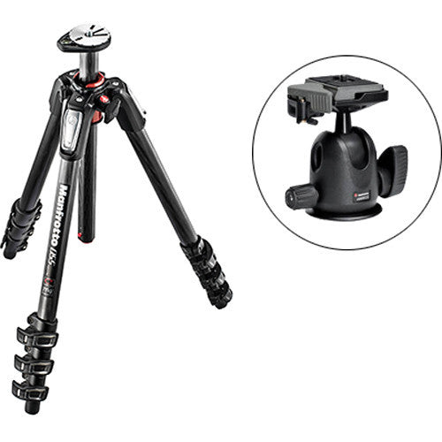 Manfrotto MT055CXPRO4 Carbon Fiber Tripod with 496RC2 Midi Ball Head
