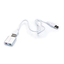 Sabrent AU-EMAC USB External Stereo Sound Adapter (Silver)