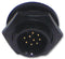 CONXALL 4282-4PG-300 Circular Connector, Panel Mount Plug, 4 Contacts, Solder Pin, Nylon (Polyamide) Body