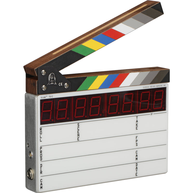 Denecke TS-C Compact Timecode Slate (Color Clapper, EL Backlit)