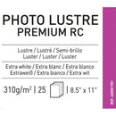 Canson Infinity Photo Lustre Premium RC Paper (8.5 x 11", 25 Sheets)
