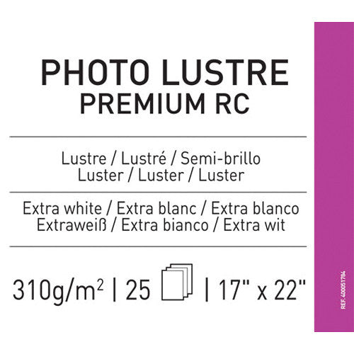 Canson Infinity Photo Lustre Premium RC Paper (17 x 22", 25 Sheets)