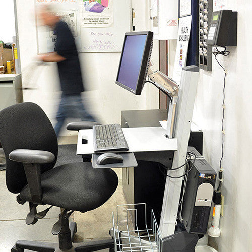 Ergotron Neo-Flex LCD Cart (Two-Toned Gray)