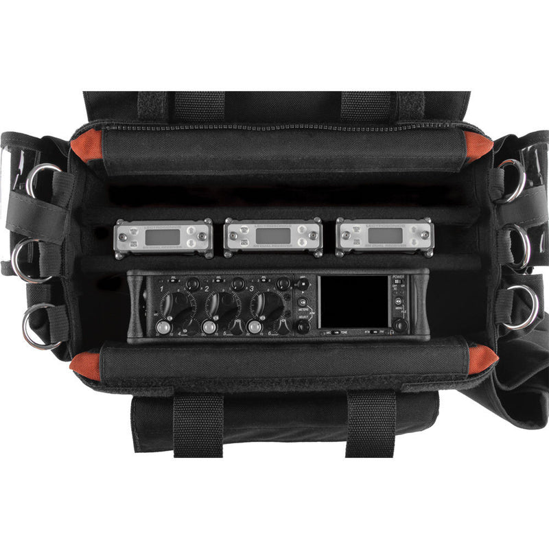 Porta Brace AO-1.5XBH Audio Organizer with AH-2H Harness Kit (Black)