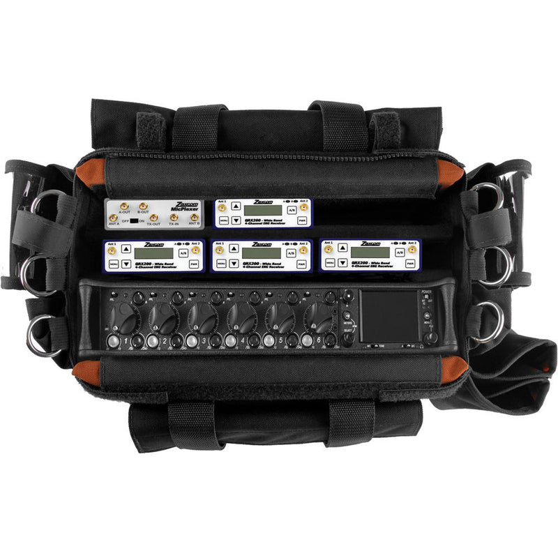 Porta Brace AO-1.5XBH Audio Organizer with AH-2H Harness Kit (Black)