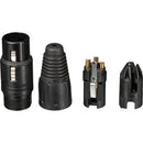 Neutrik X-Series Male and Female XLR Connectors Kit (Black Housing)