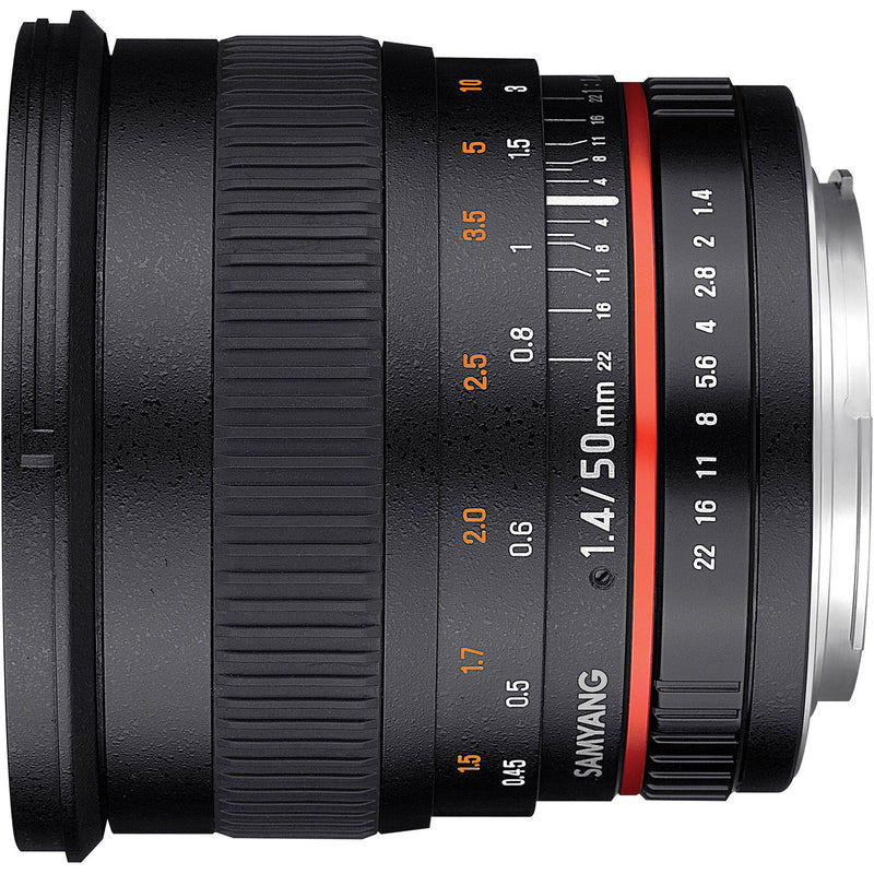 Samyang 50mm f/1.4 AS UMC Lens for Nikon F