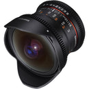 Samyang 12mm T3.1 VDSLR Cine Fisheye Lens for Nikon F Mount