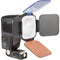 SWIT S-2041J Chip-Array LED On-Camera Light with JVC BN-V428U Battery Plate