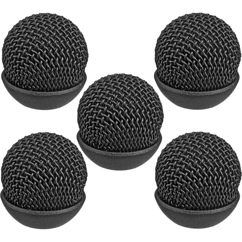 Auray Black Metal Windscreen for Sony ECM-77 (5-Pack)