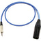Cable Techniques 3.5mm TRS to 3-Pin XLRM Unbalanced Cable (24", Blue)