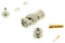 TROMPETER PL75-47 RF / Coaxial Connector, Triaxial, Straight Plug, Crimp, Brass