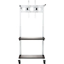 Luxor CLCD Crank Adjustable Flat Panel TV Cart