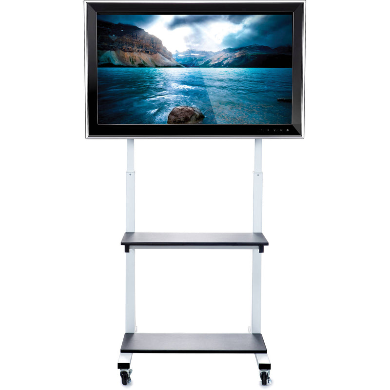 Luxor CLCD Crank Adjustable Flat Panel TV Cart