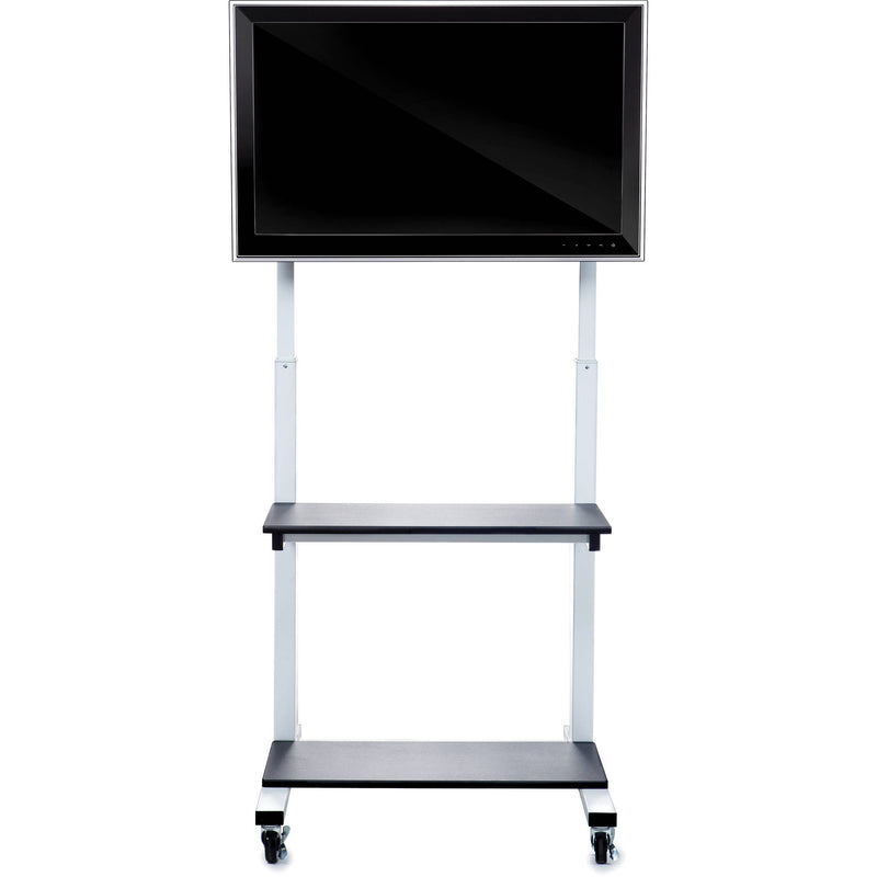 Luxor CLCD Crank Adjustable Flat Panel TV Cart