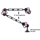 Aquatica DELTA 3 Strobe Arm Kit with 8.0" Double Ball Middle and Top Sections