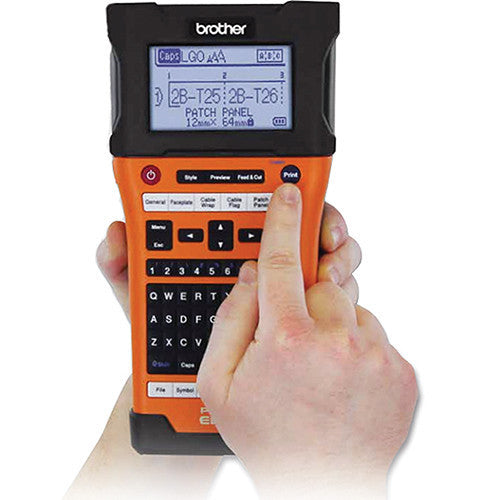 Brother PT-E550W Industrial Wireless Handheld Labeling Tool