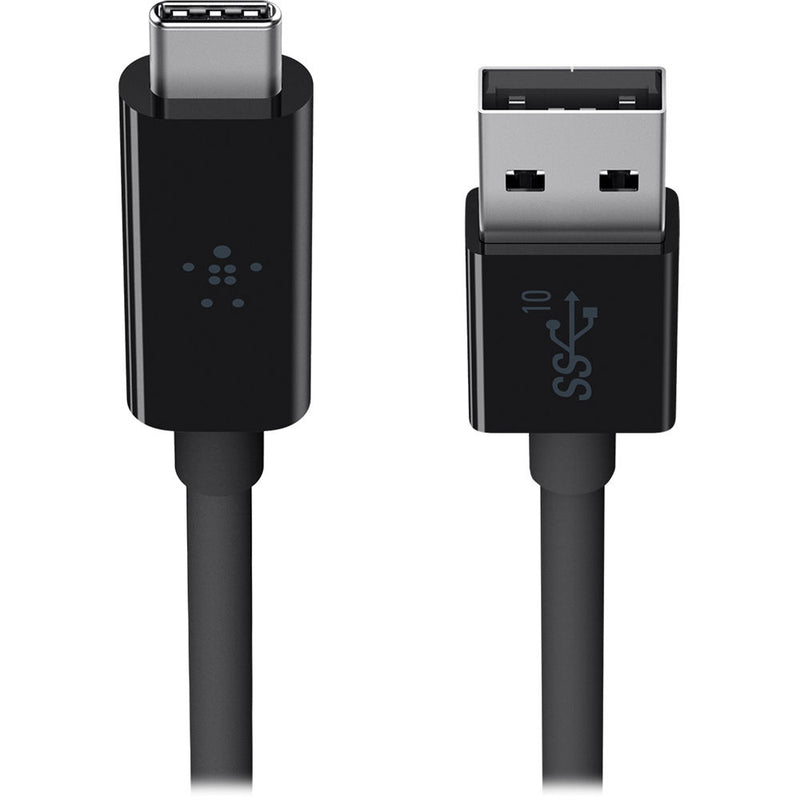 Belkin SuperSpeed+ USB 3.1 Type-A to Type-C Cable (3', Black)