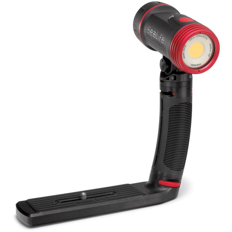 SeaLife Sea Dragon 2500 Photo and Video LED Dive Light with Tray and Grip