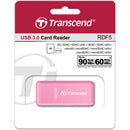 Transcend RDF5 USB 3.0 SDHC / SDXC / microSDHC/SDXC Memory Card Reader (Pink)