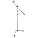 Matthews 40" C-Stand with Spring-Loaded Base, Grip Head, & Arm Kit (10.5', Black)
