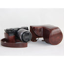 MegaGear Ever Ready Case for Sony A6000/A6300 with 16-50mm Lens (Dark Brown)