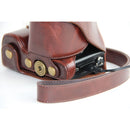 MegaGear Ever Ready Case for Sony A6000/A6300 with 16-50mm Lens (Dark Brown)