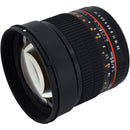 Rokinon 85mm f/1.4 AS IF UMC Lens for Nikon F with AE Chip