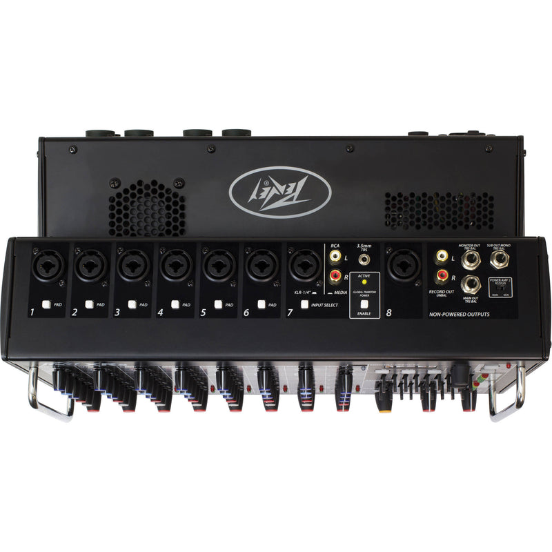 Peavey XR S 8-Channel Powered Mixer with Bluetooth (1,000 W)
