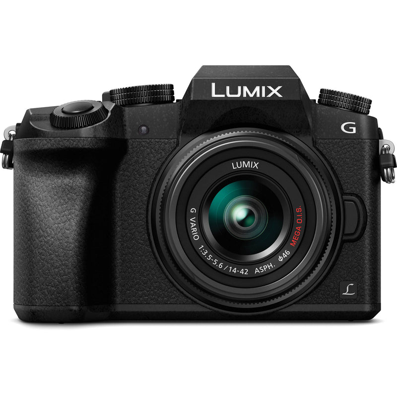 Panasonic Lumix DMC-G7 Mirrorless Micro Four Thirds Digital Camera with 14-42mm Lens (Black)