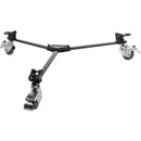 E-Image Two-Stage Aluminum Tripod with GH06 Head & Tripod Dolly Kit (75mm)