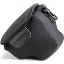 MegaGear MG505 Ultra Light Neoprene Camera Case for Canon Powershot SX520/SX530 (Black)