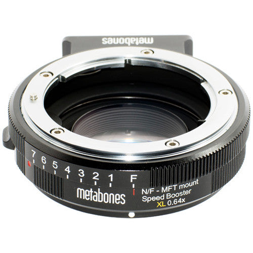 Metabones Speed Booster XL 0.64x Adapter for Nikon F-Mount Lens to Select Micro Four Thirds-Mount Cameras