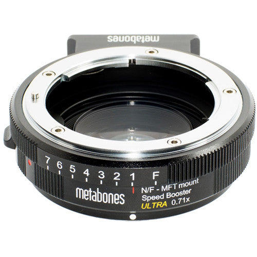 Metabones Speed Booster Ultra 0.71x Adapter for Nikon F-Mount Lens to Micro Four Thirds-Mount Camera