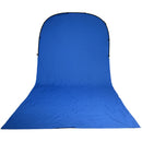 Impact Super Collapsible Background - 8 x 16' (Chroma Blue)