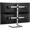 Atdec Visidec VFS-Q Freestanding Mount for Four Monitors (Silver)