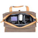 Barber Shop Medium Messenger Bob Cut Borsa Camera Bag (Canvas & Leather, Sand)
