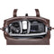 Barber Shop Medium Messenger Bob Cut Borsa Camera Bag (Smooth Leather, Dark Brown)